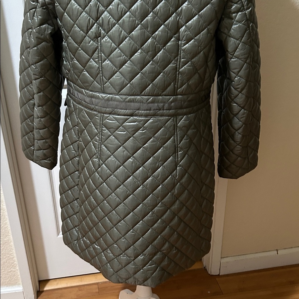 Kate Spade Quilted Puffer Jacket in Olive - Picture 10 of 16